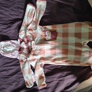 Carter's Pink Floral Baby Onesie